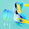 Swimming goggles for children, electroplated swimming goggles, myopia swimming goggles for boys and girls, anti-fog high-definition swimming goggles,