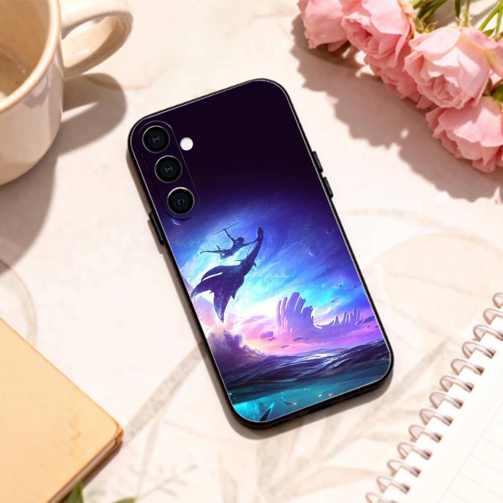 A-Avatar F-Fire and A-Ash Hot Movie phone Case For Samsung Galaxy A73,A72,A71,A70,A53,A52,A51,Others Soft Black Shell