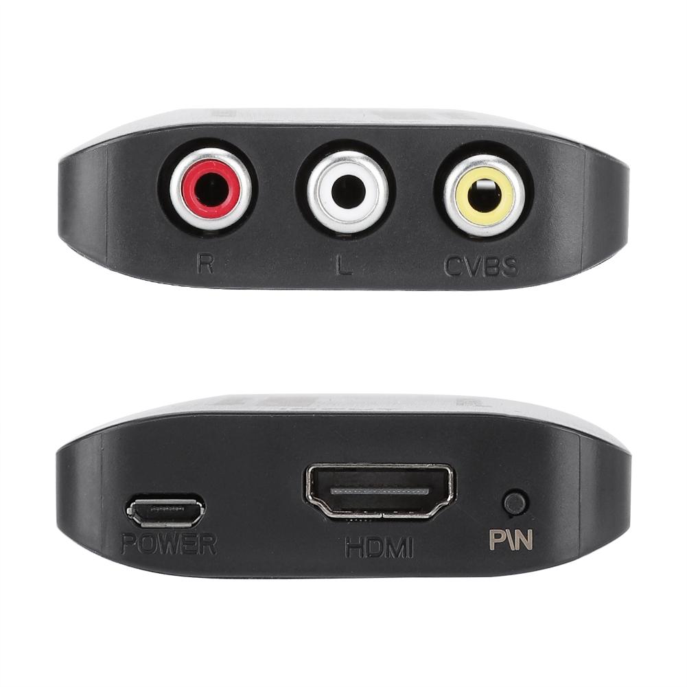 ACASIS Adaptador Conversor de Cabo HDMI para AV Transmissão de Dados de Vídeo HD 720P 1080P