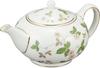 [Wedgwood Official Wedding Gift Wrapping] Wild Strawberry Teapot, Small, 600ml, Wedding Tableware, Gift for the Bride and Groom, aB50105506980,