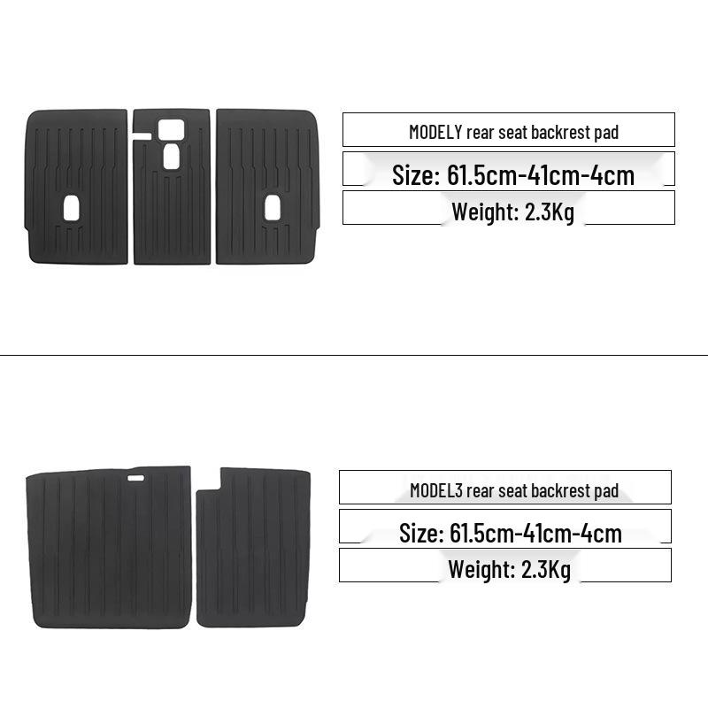 Tesla Model 3/Y Trunk & Backrest Integrated Mat Accessory
