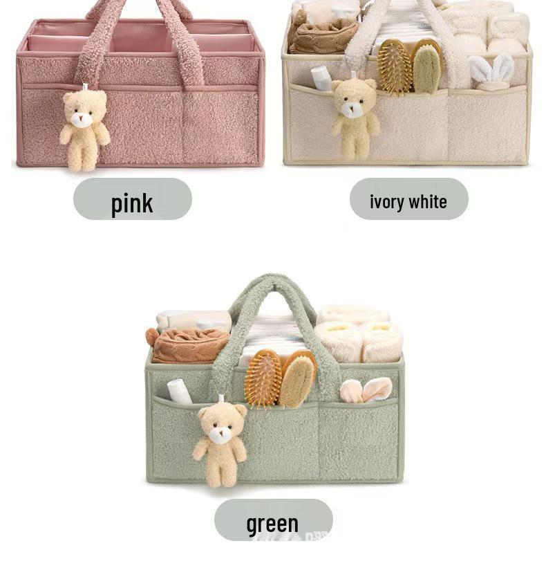 Portable Baby Diaper Organizer and Changing Table Rack