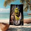 Ultra-Soft Beach Towel with Shrek Theme,Ideal for Pool - Camping, Diving - Perfect Travel Essential, Vibrant Beach Towel.