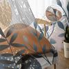 Bohemian Abstract Wind Leaf Plant Bedroom Curtains Tulle Sheer Curtain Living Room Home Decor Voile Drapes