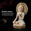 Hand Carved Sandstone Buddha Statue Home Decor with Exquisite Lifelike Details for Meditation Fengshui