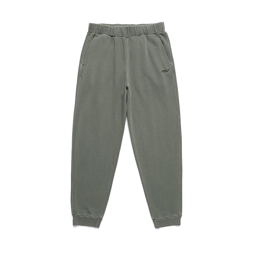 Nau Garment-Dyed Organic Sweatpants Forest Khaki