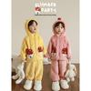 YOEHYAUL Girls' Winter Soft Hooded Homewear Set