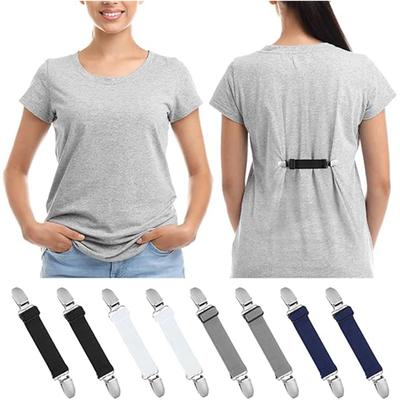Clips Elastic pentru Rochie, Clips de Strângere la Spate, Bandă de Fixare pentru Pulovere, Șaluri, Rochii și Cardigane, Clips Ajustabil pentru Strângerea Taliei