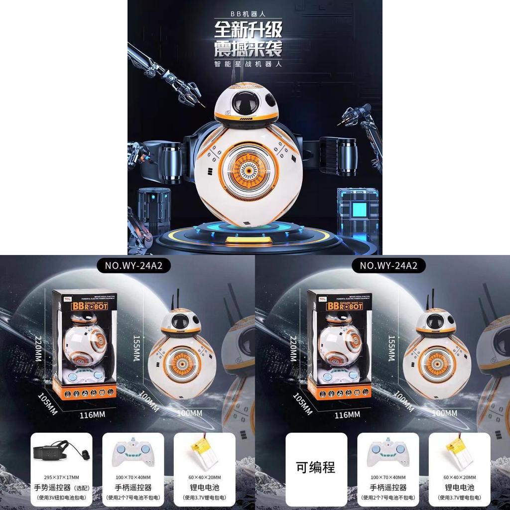 Star Wars Bb8 Roterende Patruljerobot Med Fjernbetjening Til Børn Og Samlere