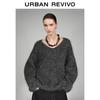 UR Urban Series Women's Plush V-Neck Knit Sweater