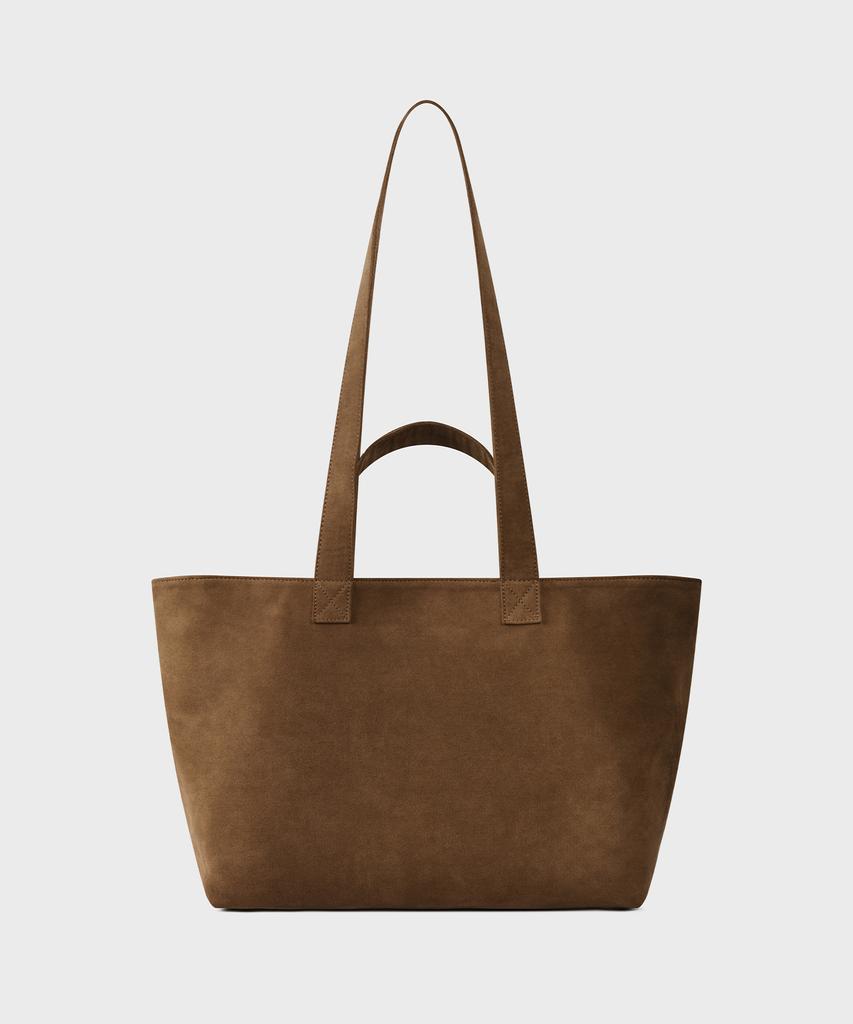 Taeseoul Brick 2Way Suede Bag (Brown)