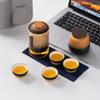 Creative Express Cup One Pot Four Cups Kung Fu Travel Tea Set Portable Holiday Gifts Souvenir Practical Gifts