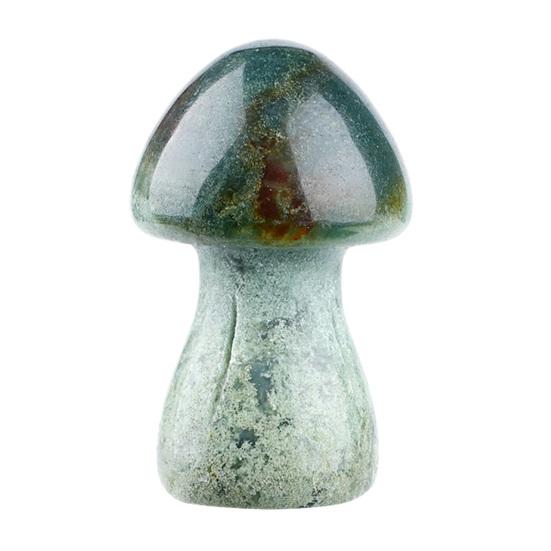 Mini Mushroom Gemstone Sculpture Cute Natural Healing Stone Polished Mushroom Figurine for Home Crafts Flower Pot Decor Gifts for Women Men