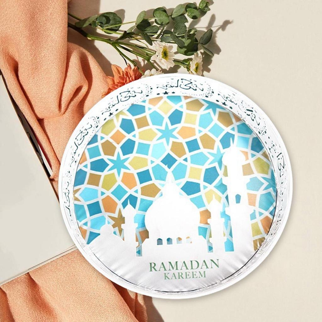 Decorative Eid Mubarak Dessert Tray Cupcake Stand Table Decor Ramadan Decorations Pastry