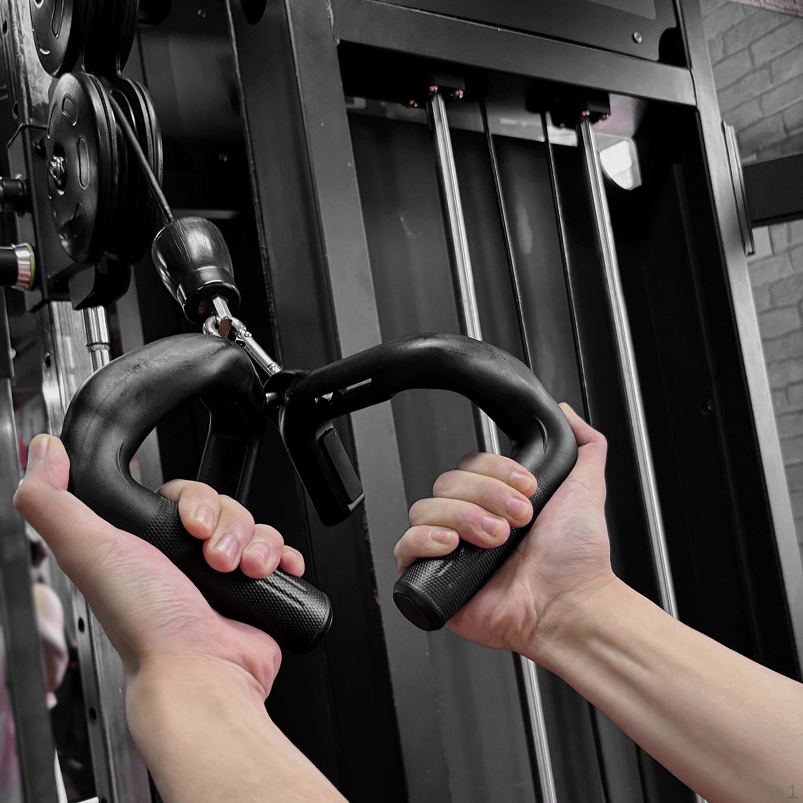 

Neutral Grip Handle Attachment Pull up Handles 45° Angles Down Machine for Strength