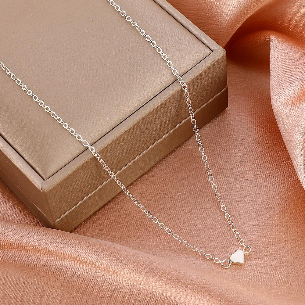 

Элегантное золотое ожерелье с надписью «Love» - Милая и симпатичная корейская цепочка для ключицы для женщин