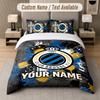 Club Brugge FC Design Bedding Set Custom Text 1 Duvet Cover & 2 Pillow Cases