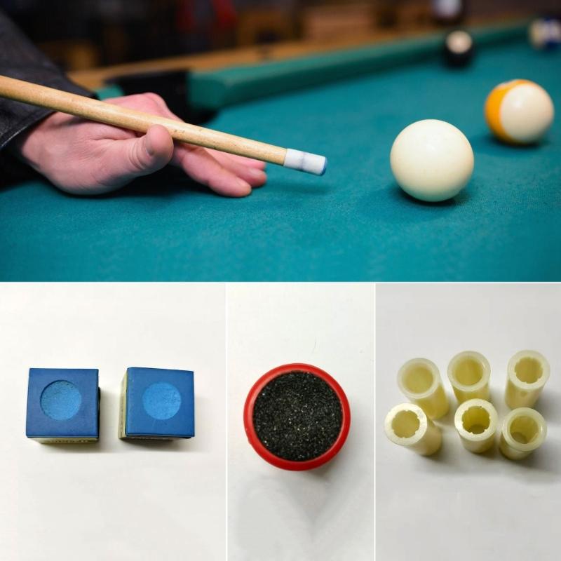 Billiard Stick Tip Tools Pool Cue Repair Kits Portable Pool Cue Repair Tool Billiard Stick Tip Tool Pool Cue Accessories