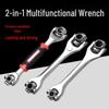 8-in-1 Universal Multi-Head Rotating Socket Wrench