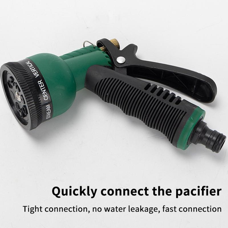 Garden Hose Spray Nozzle With Adjustable Multi Spray Modes Non Slip Handle For Yard Watering Car Washing Outdoor Cleaning