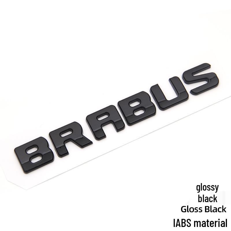 Эмблема автомобиля с английским логотипом BRABUS: Наклейка для украшения багажника с надписью 20x2.2CM