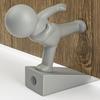 Cartoon Man Door Stopper Wedge Wall Protector Anti-slip Windproof No Drilling Anti-collision Carpet Tile Concrete Wooden Floor Doorstop