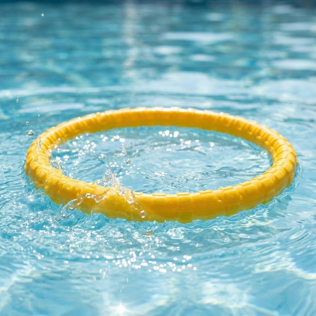 Fun Summer Diving Rings And Training Sharks—Helping Kids Learn To Swim