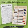 Wooden Self Discipline Card Board For Kids With Habit Formation Planning For Elementary Students