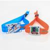 NFC RFID Woven Label Wristband with IC Shaped Card Tag for Events