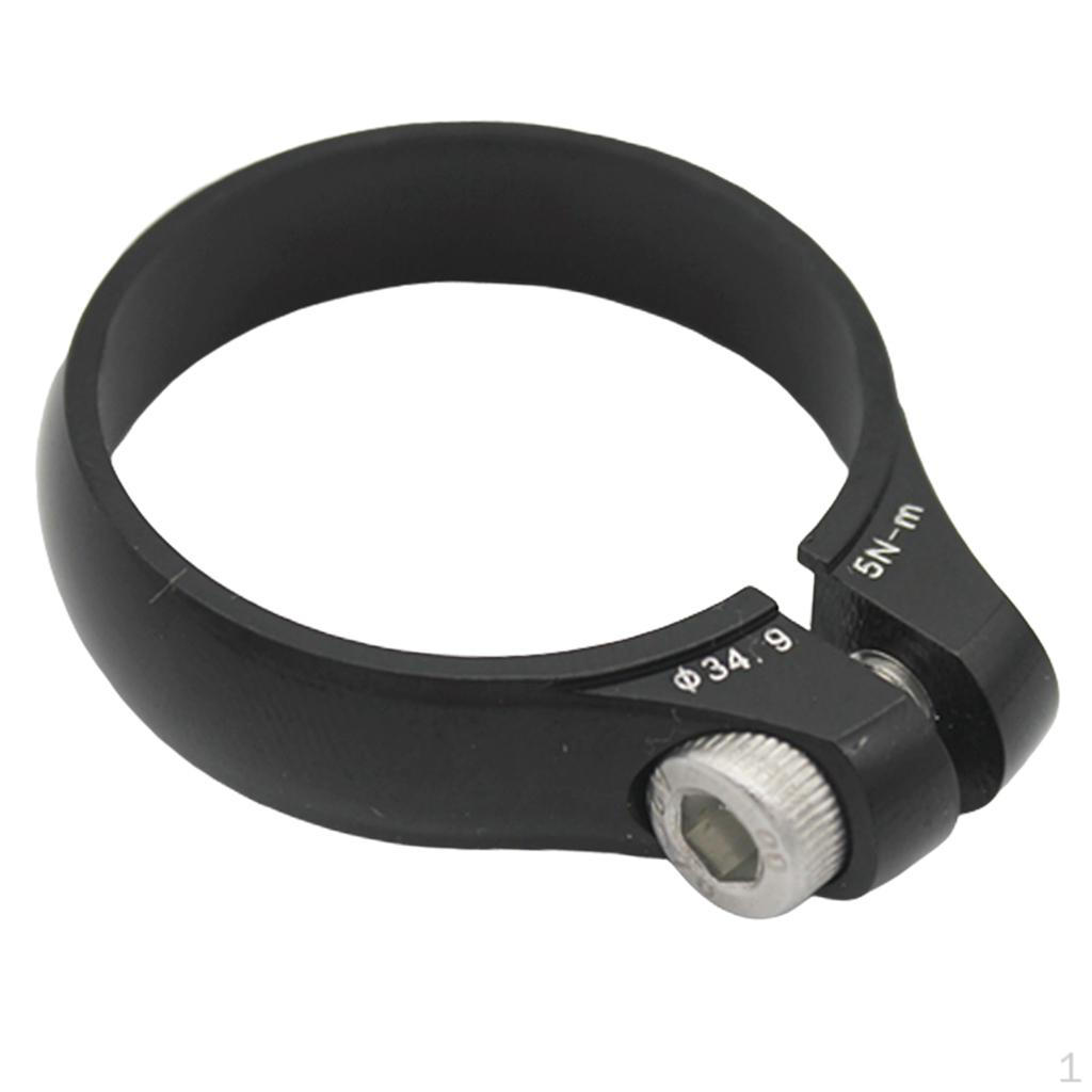 Alloy Bike Seat Clip Seatpost for Mountain Bike, Folding , Road Black 34.9