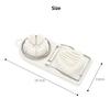 Stainless Steel Egg Slicing Tool Petal Shape Egg Cutter 2 Slicing Styles Manual Divider Separator