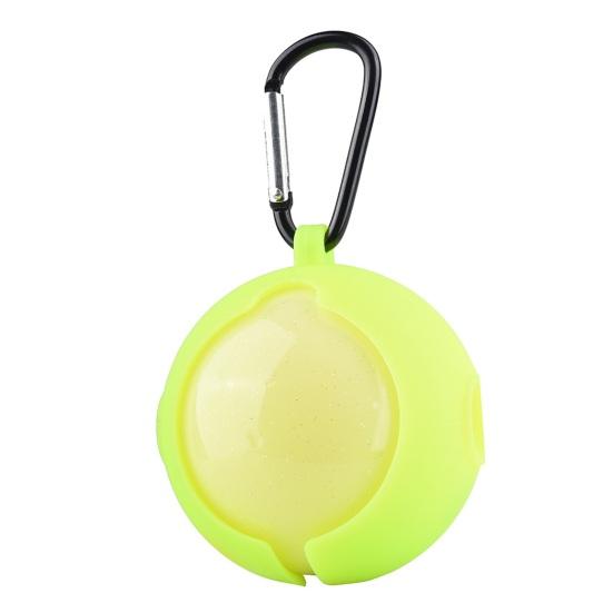 Yousheng Silicone Golf Ball Cover with Carabiner, Portable Standard Golf Ball Holder, Golf Ball Carrier Protective Sleeve, Golf Accessories, Gift for