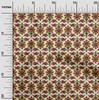 oneOone Cotton Flex Fabric Floral & Paisley Block Print Sewing Fabric BTY 40 Inch