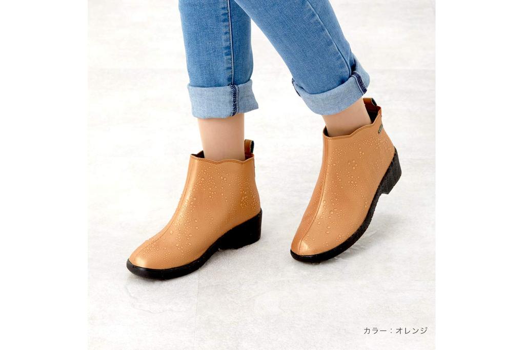 Pansy 4906 Rain Step Rain Size Black Shoes, 3E, Women's, Waterproof, 22.5cm,