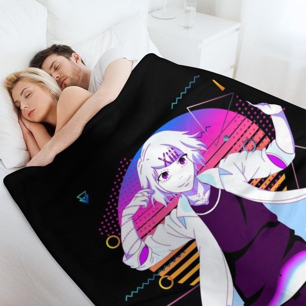 Juuzou Suzuya - Retro Art Throw Blanket Decorative Beds Manga Quilt Valentine Gift Ideas Blankets