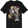 JoJo's Bizarre Adventure Character Art Men's Black T-Shirt