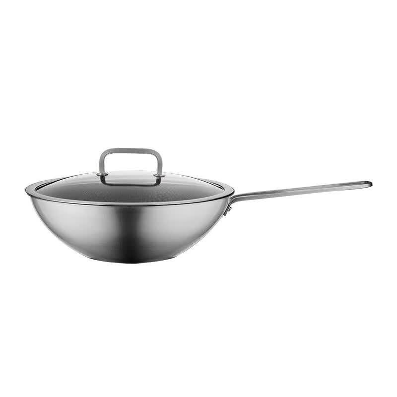 ZWILLING Moment Stainless Steel Honeycomb Chinese Wok