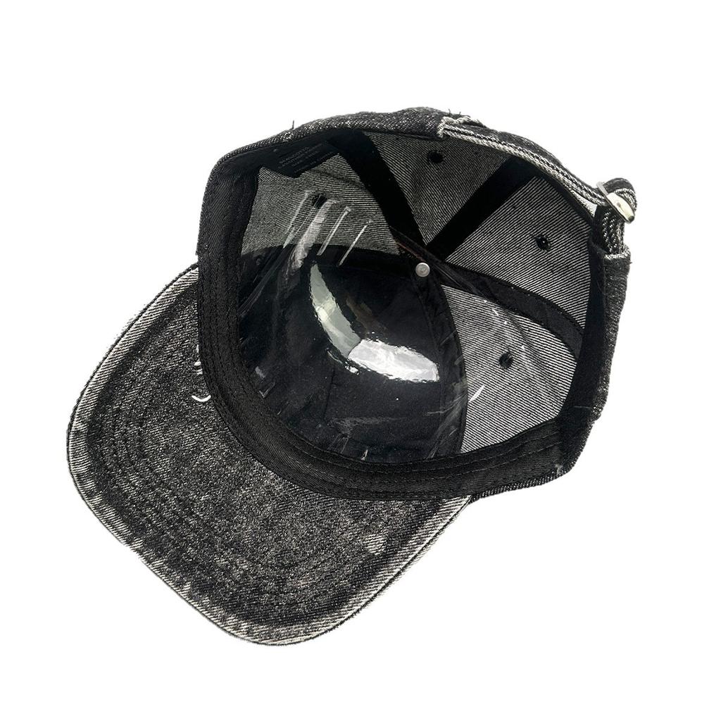 Four Seasons Retro Cross Hole Letter Embroidery Baseball Cap Men'S And Women'S Shade Personality American Cap