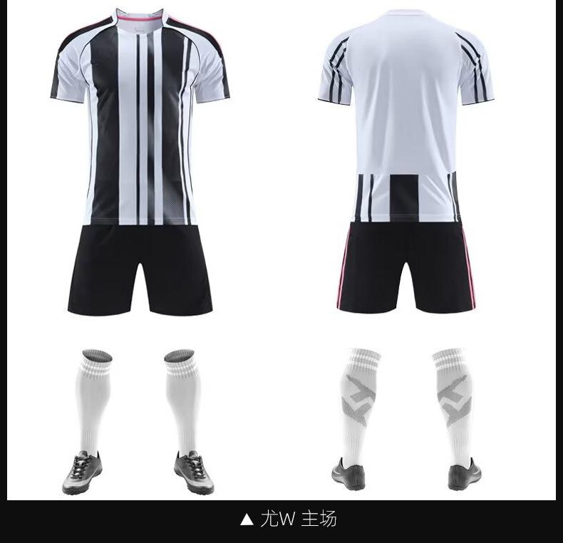 2526 New Club Football Suit Match Children'S Adult Training Suit Short Sleeve Sports Jersey Men'S