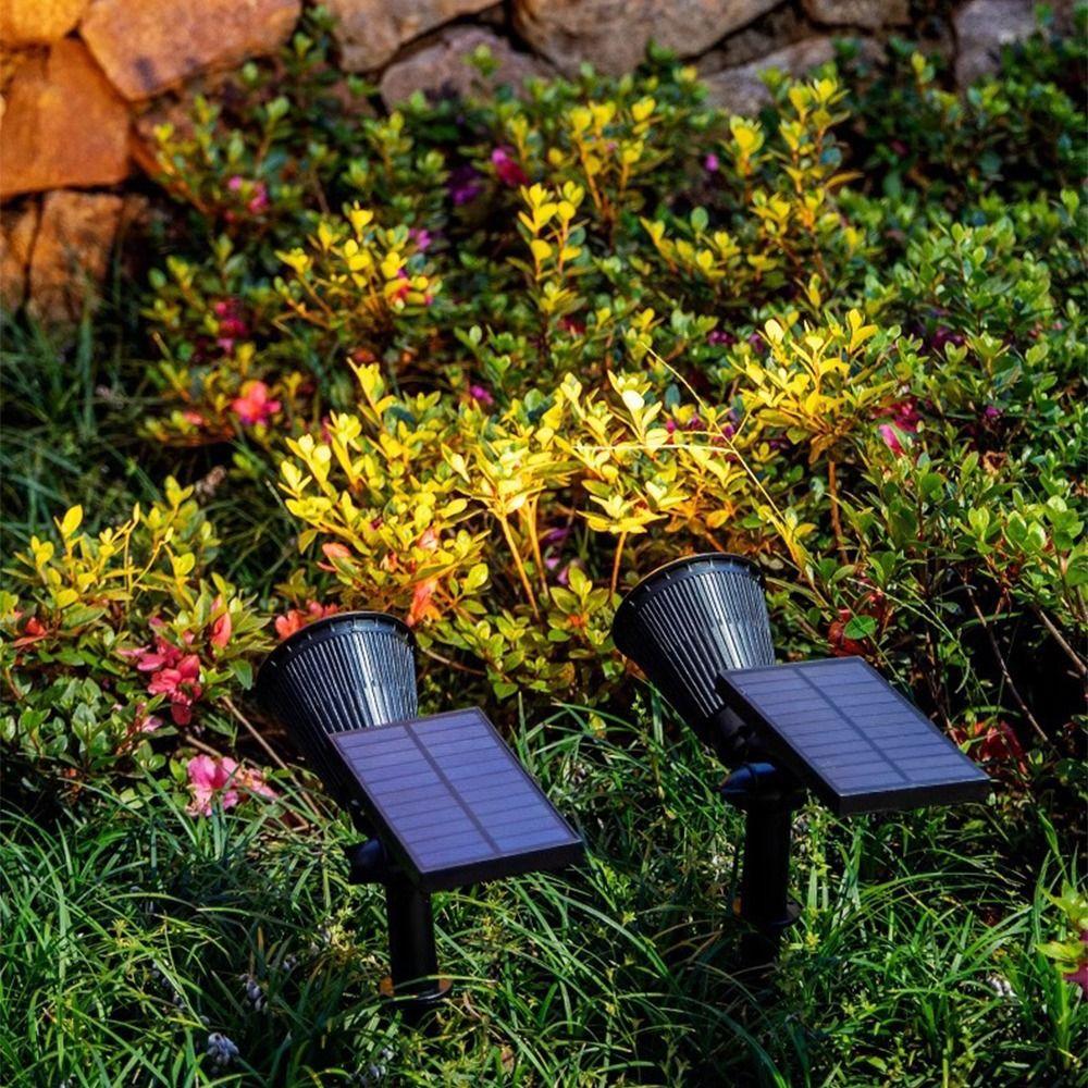 Solar Powered Garden Solar Spotlight 7 LED Solar Landscape Light Yard Decoration