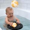 Fontana Galleggiante Solare per Bagno con Luci LED Colorate, Spruzzatore d'Acqua Ricaricabile per Vasca da Bagno per Bambini, Funzionamento Automatico, Fontana per Vasca da Bagno per Piscina/Vasca