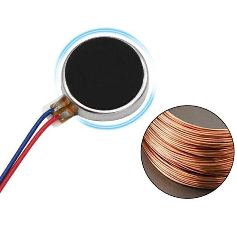 

10x DC 3V 70mA 12000 RPM For Phone Coin Flat Vibrating Vibration Motor Vibration Motor G08 1027 Pack of 1