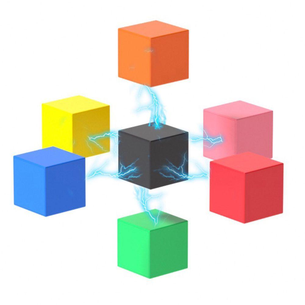 STEM Toy Magnetic Cube Plastic Puzzle Building Blocks Cube Building Toys Magnetic Holiday Gifts