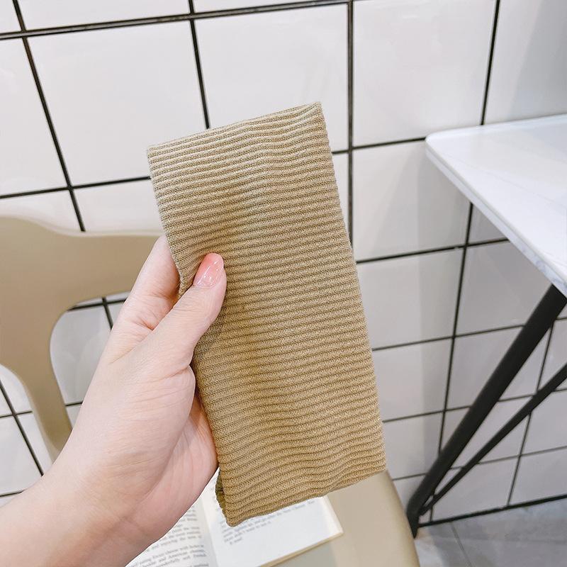Neue Modal Stirnbänder für Damen Einfarbig Elastisches Gestricktes Haarband Laufen Radfahren Stirnband Mädchen Kopfbedeckung Haarschmuck