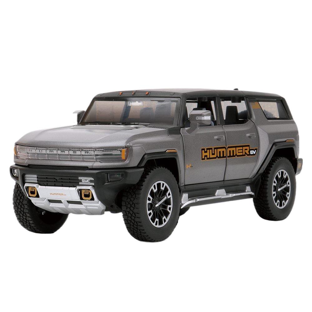 1/24 Hummer EV SUV Samochód terenowy ze stopu Metalowy model zabawki Dźwięk i światło Zabawka dla dzieci Kolekcjonerskie Prezenty urodzinowe