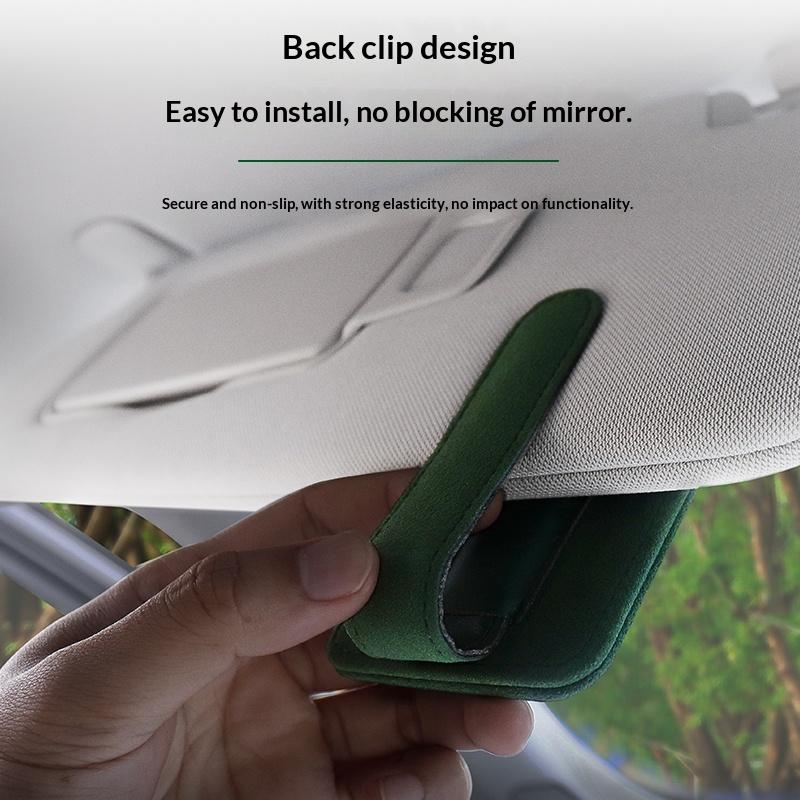 Suitable for JAECOO J5 J6 J7plus Jaecoo J8 J7Phev Car Glasses Clip Car Suede Alcantara Sunglasses Storage Clip