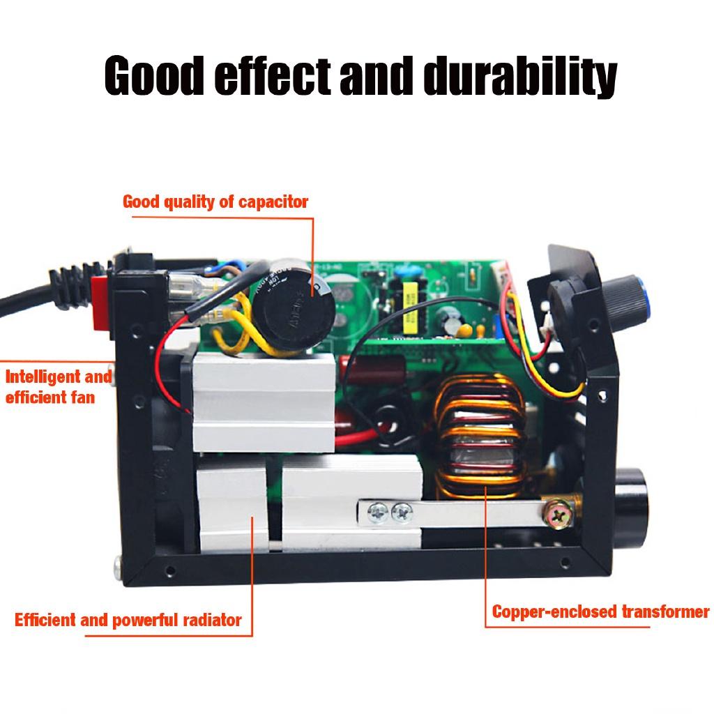 220V ZX7-200 Portable Mini Electric Arc Force Welding Machine With Insulated Electrode Inverter Welders