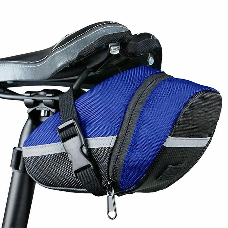 Bike Saddle Bag Bicycle Under Seat Storage Outdoor Rear Tail Pouch Cycling Bag