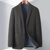 Spring and Autumn Light Luxury Business Single West Middle-aged and Young People Solid Color Texture Suit Trendy Jacket