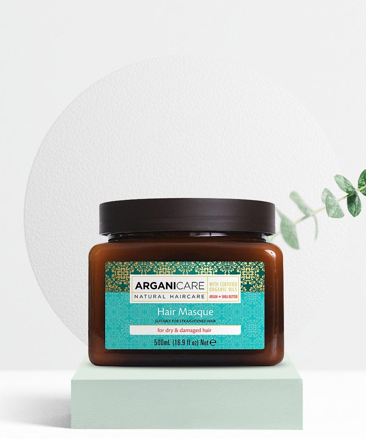 Argan Oil & Shea Butter Hair Mask Treatment for Dry and Damaged Hair 500ml